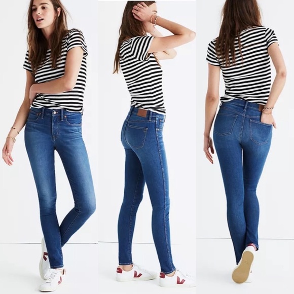 Madewell High-Rise Taller Skinny Patty Wash Jeans